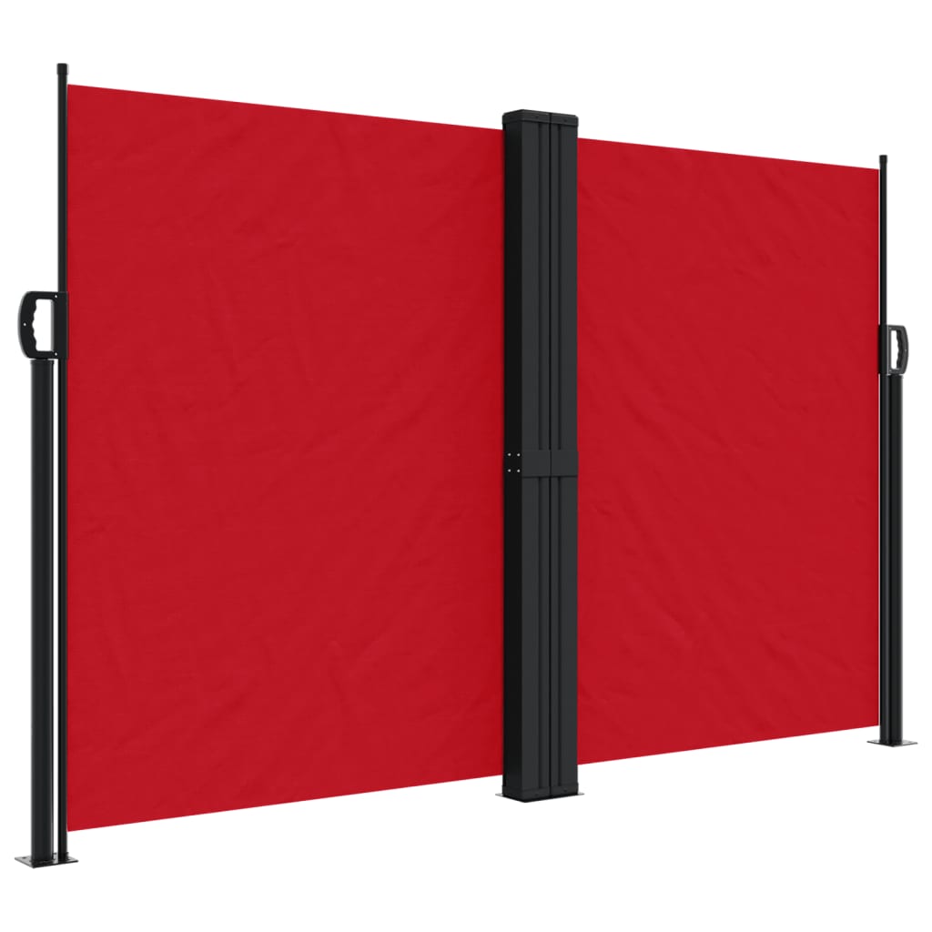 Windscherm uittrekbaar 160x600 cm rood is nu te koop bij PeponiXL, paradijselijk wonen!