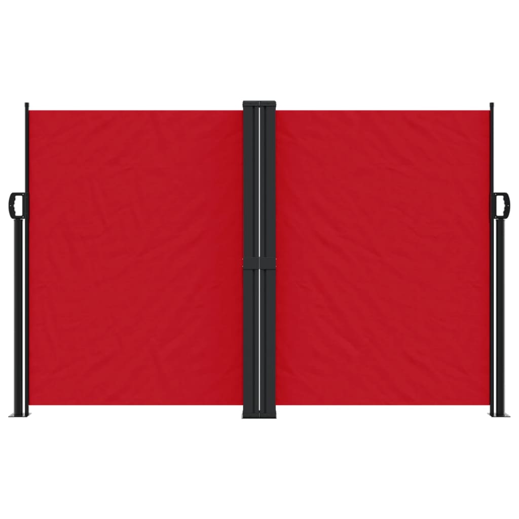 Windscherm uittrekbaar 160x600 cm rood is nu te koop bij PeponiXL, paradijselijk wonen!