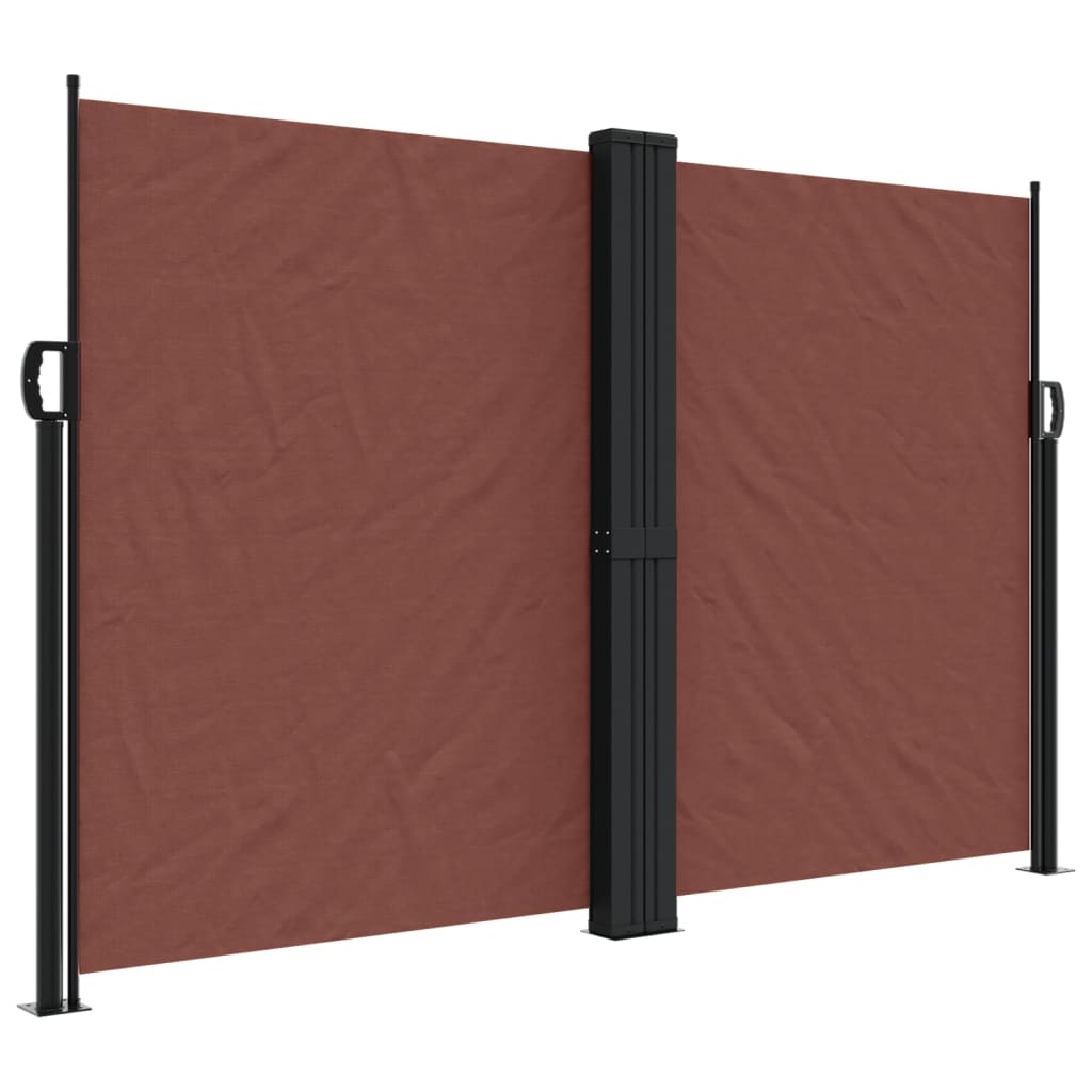 Windscherm uittrekbaar 160x600 cm bruin is nu te koop bij PeponiXL, paradijselijk wonen!