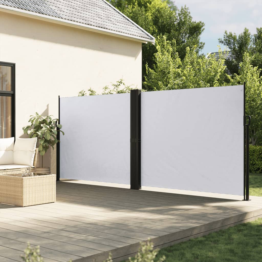 Windscherm uittrekbaar 180x600 cm wit is nu te koop bij PeponiXL, paradijselijk wonen!