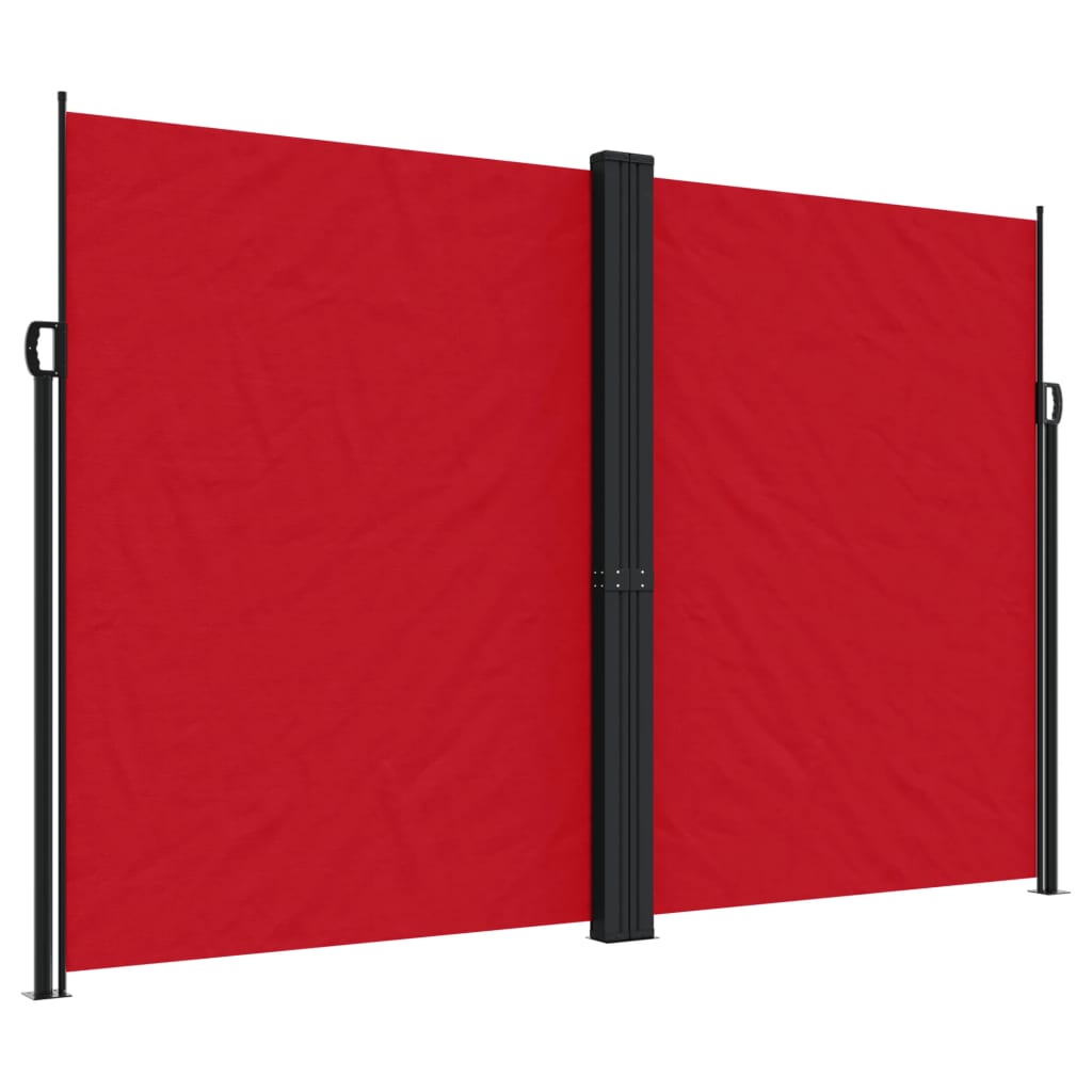 Windscherm uittrekbaar 220x600 cm rood is nu te koop bij PeponiXL, paradijselijk wonen!