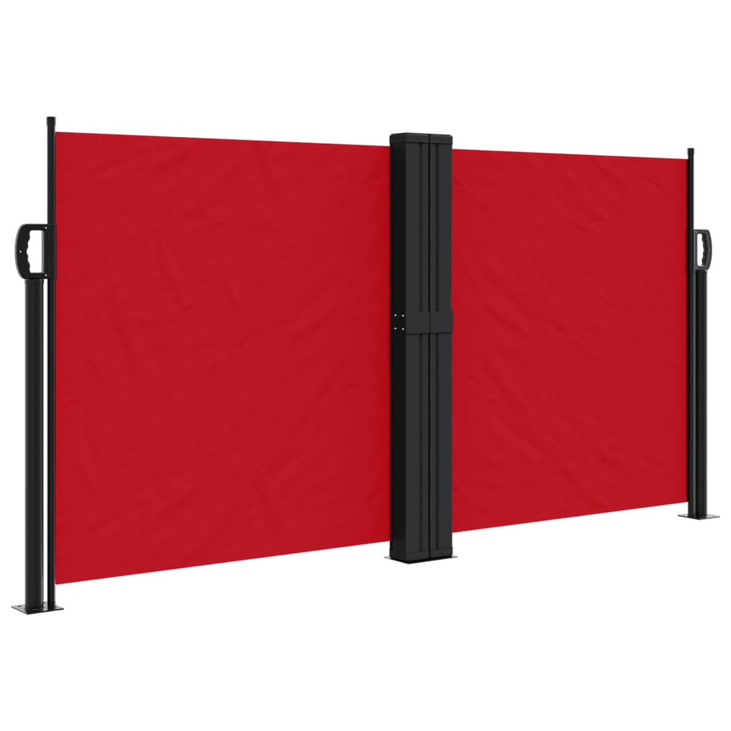 Windscherm uittrekbaar 120x1000 cm rood is nu te koop bij PeponiXL, paradijselijk wonen!