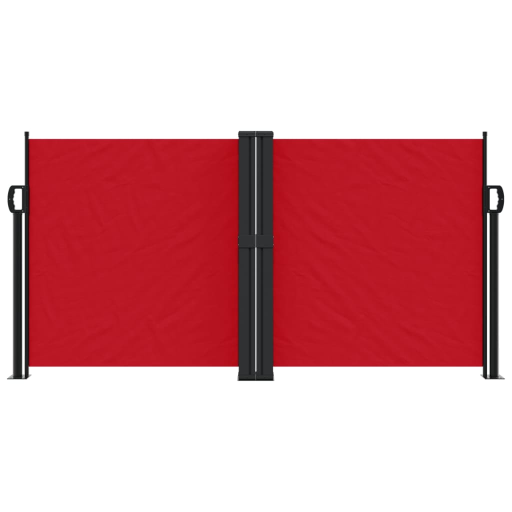Windscherm uittrekbaar 120x1000 cm rood is nu te koop bij PeponiXL, paradijselijk wonen!
