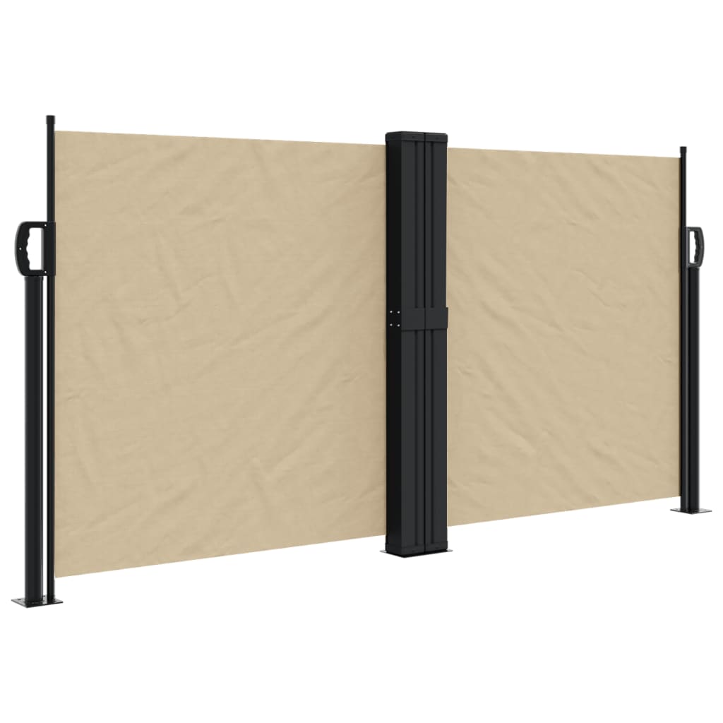 Windscherm uittrekbaar 120x1000 cm beige is nu te koop bij PeponiXL, paradijselijk wonen!