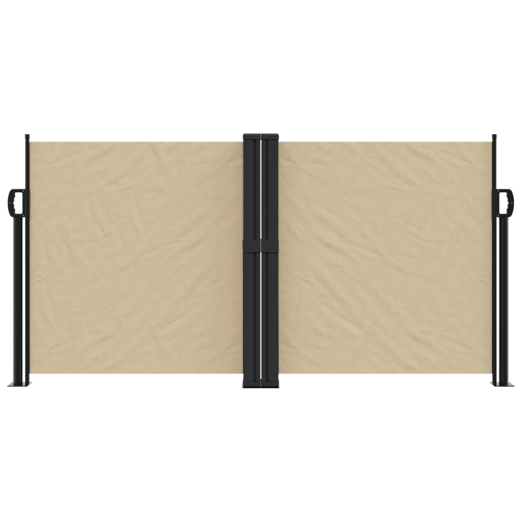 Windscherm uittrekbaar 120x1000 cm beige is nu te koop bij PeponiXL, paradijselijk wonen!