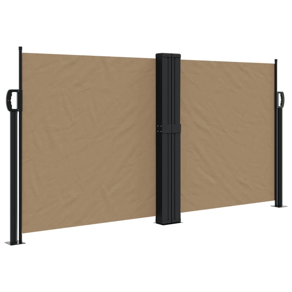 Windscherm uittrekbaar 120x1000 cm taupe is nu te koop bij PeponiXL, paradijselijk wonen!