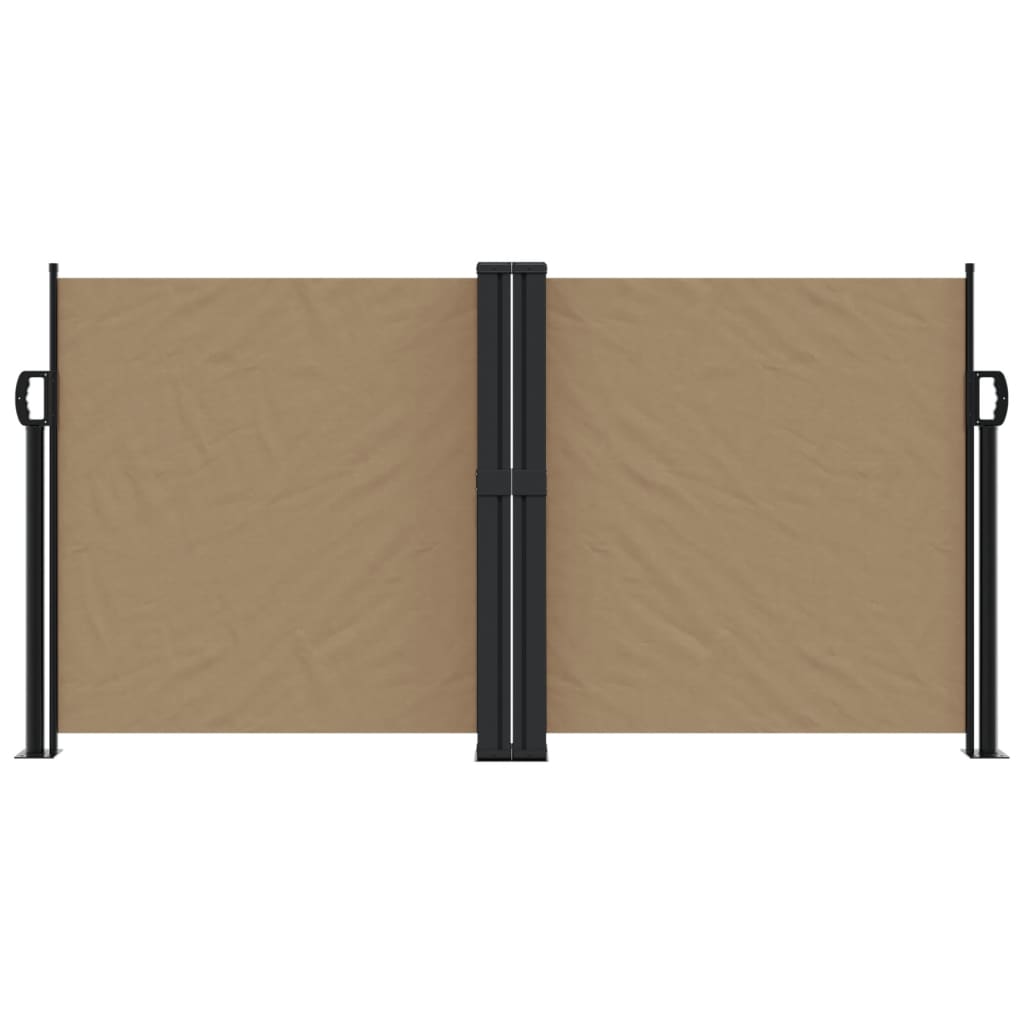 Windscherm uittrekbaar 120x1000 cm taupe is nu te koop bij PeponiXL, paradijselijk wonen!