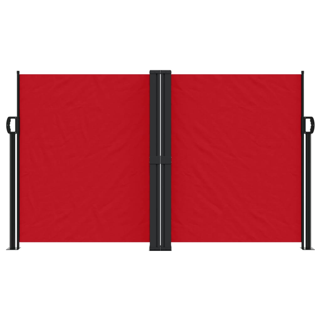 Windscherm uittrekbaar 140x1000 cm rood is nu te koop bij PeponiXL, paradijselijk wonen!