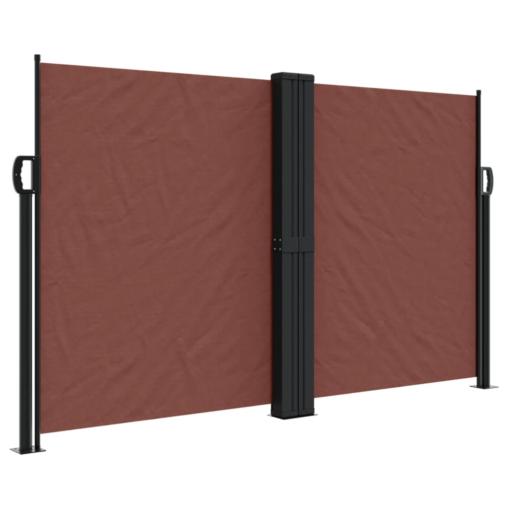 Windscherm uittrekbaar 140x1000 cm bruin is nu te koop bij PeponiXL, paradijselijk wonen!