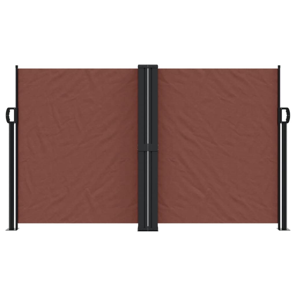 Windscherm uittrekbaar 140x1000 cm bruin is nu te koop bij PeponiXL, paradijselijk wonen!