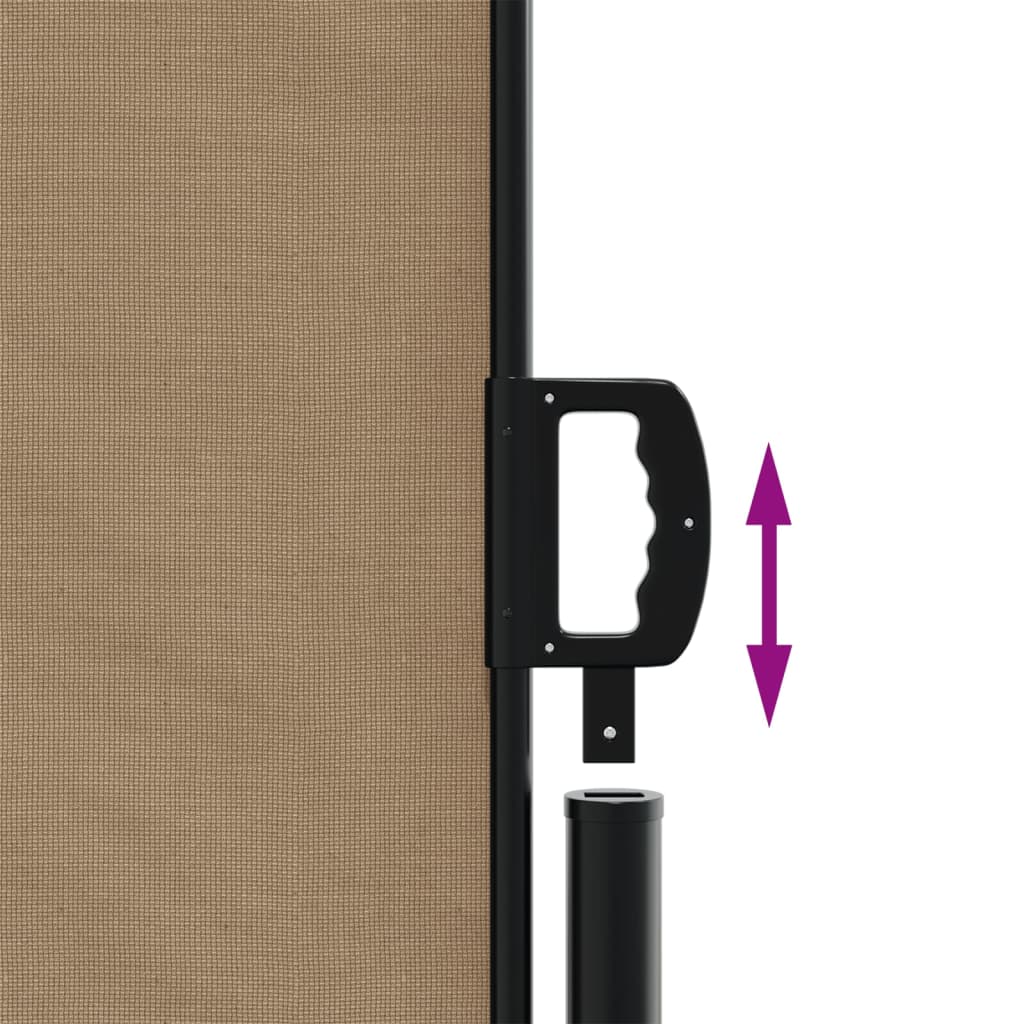 Windscherm uittrekbaar 140x1000 cm taupe is nu te koop bij PeponiXL, paradijselijk wonen!