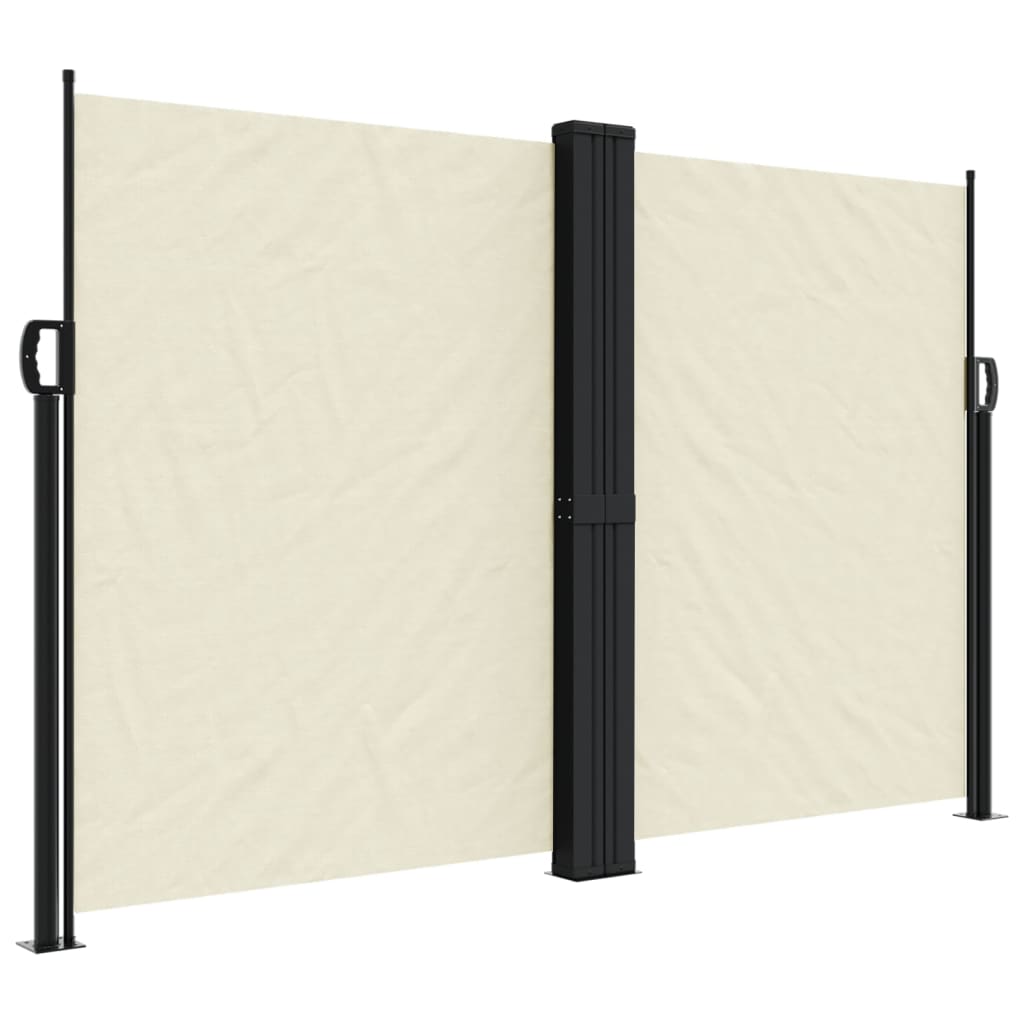 Windscherm uittrekbaar 160x1000 cm crèmekleurig is nu te koop bij PeponiXL, paradijselijk wonen!
