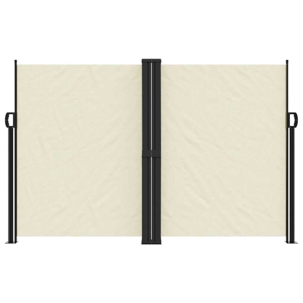 Windscherm uittrekbaar 160x1000 cm crèmekleurig is nu te koop bij PeponiXL, paradijselijk wonen!