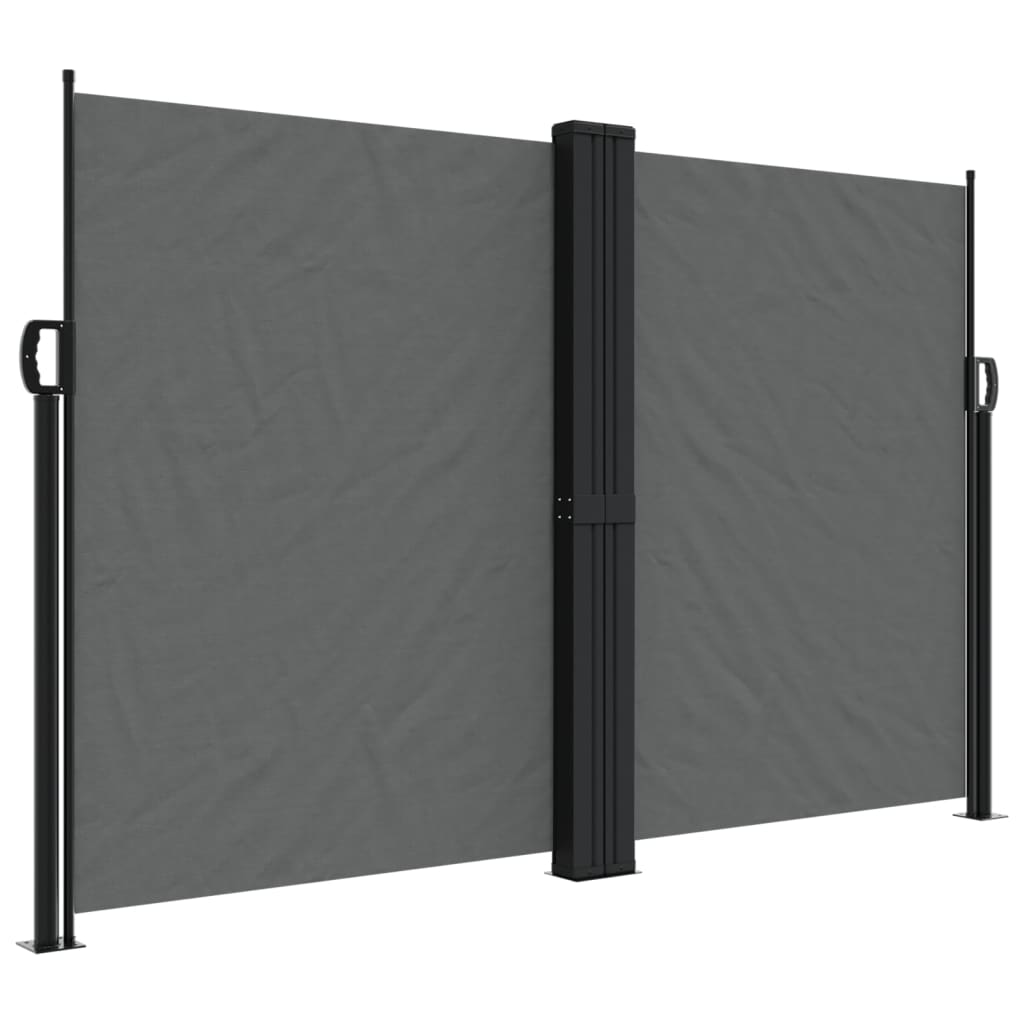 Windscherm uittrekbaar 160x1000 cm antracietkleurig is nu te koop bij PeponiXL, paradijselijk wonen!