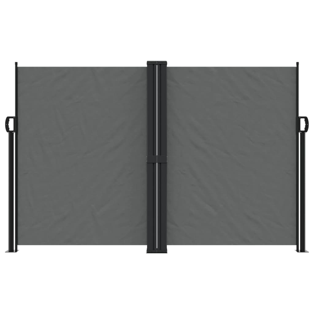 Windscherm uittrekbaar 160x1000 cm antracietkleurig is nu te koop bij PeponiXL, paradijselijk wonen!
