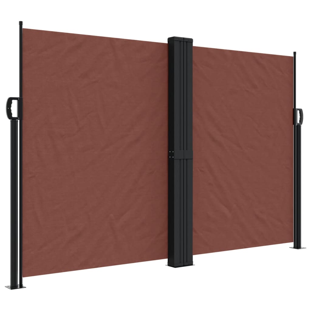 Windscherm uittrekbaar 160x1000 cm bruin is nu te koop bij PeponiXL, paradijselijk wonen!