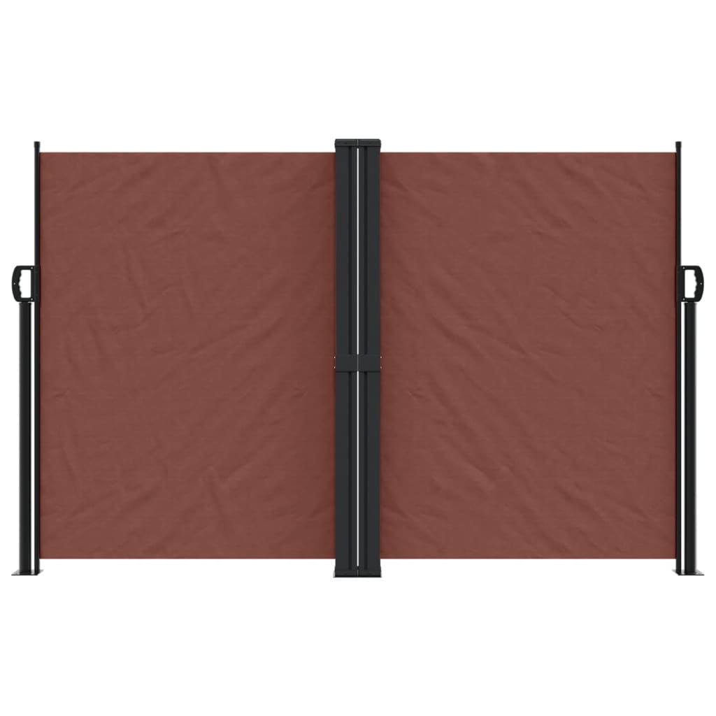 Windscherm uittrekbaar 160x1000 cm bruin is nu te koop bij PeponiXL, paradijselijk wonen!