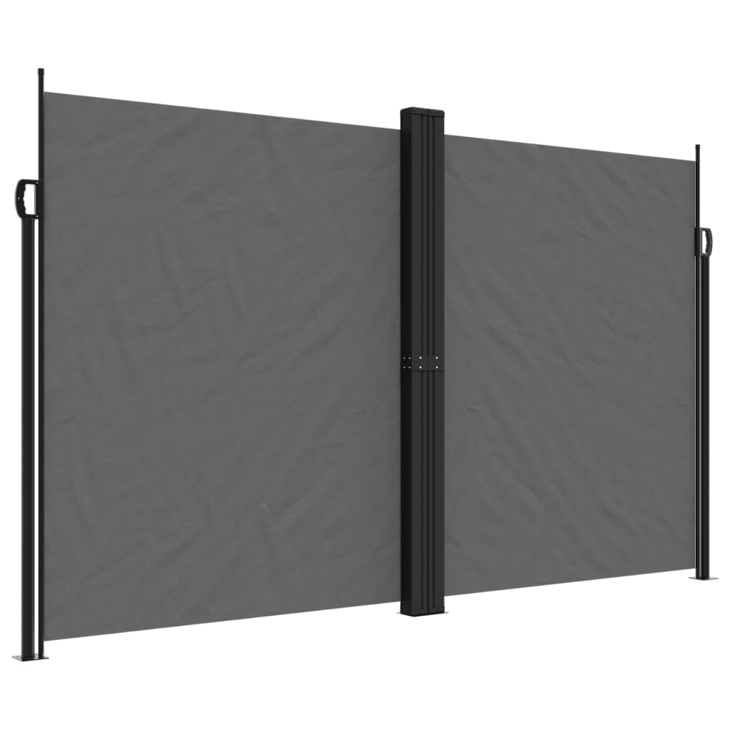 Windscherm uittrekbaar 200x1000 cm antracietkleurig is nu te koop bij PeponiXL, paradijselijk wonen!