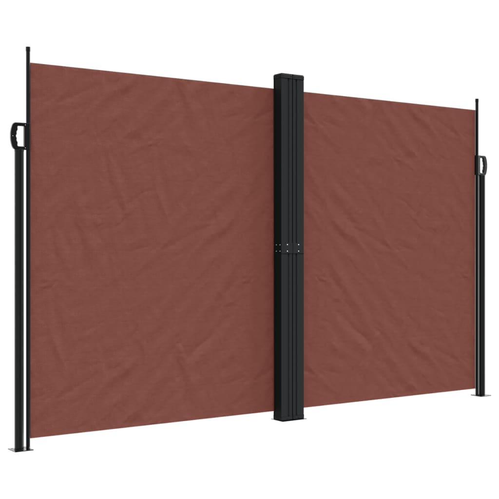 Windscherm uittrekbaar 200x1000 cm bruin is nu te koop bij PeponiXL, paradijselijk wonen!