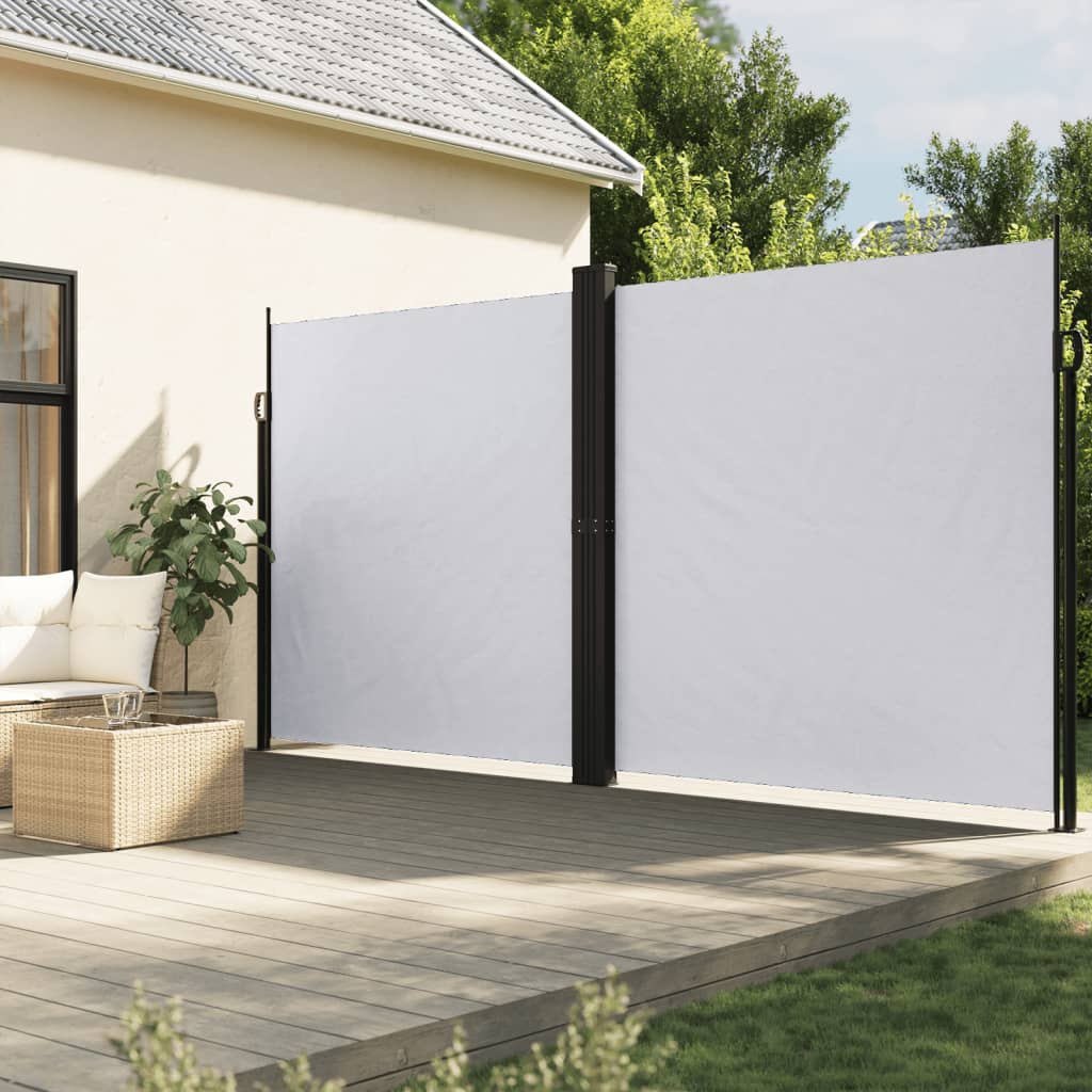 Windscherm uittrekbaar 200x1000 cm wit is nu te koop bij PeponiXL, paradijselijk wonen!