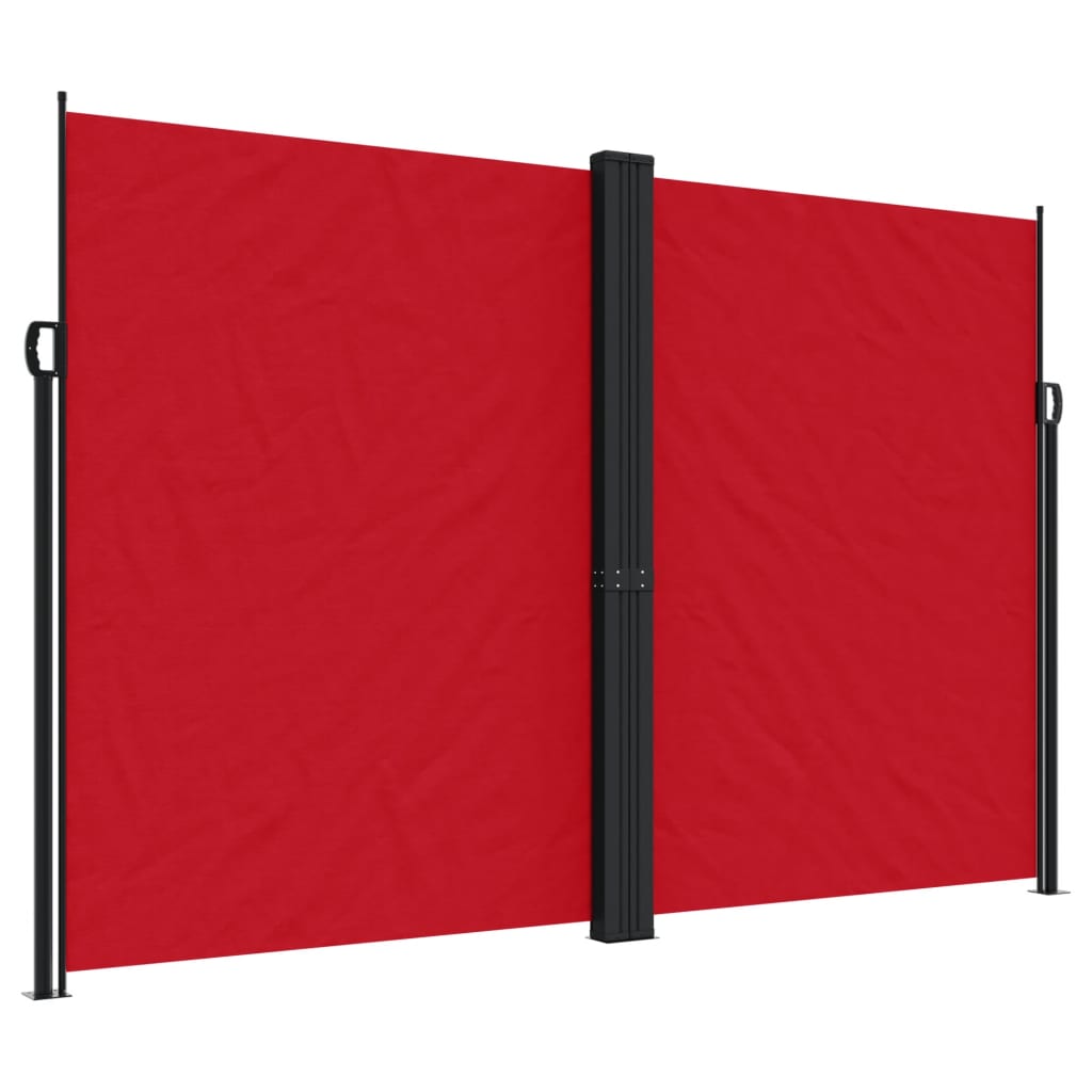 Windscherm uittrekbaar 220x1000 cm rood is nu te koop bij PeponiXL, paradijselijk wonen!