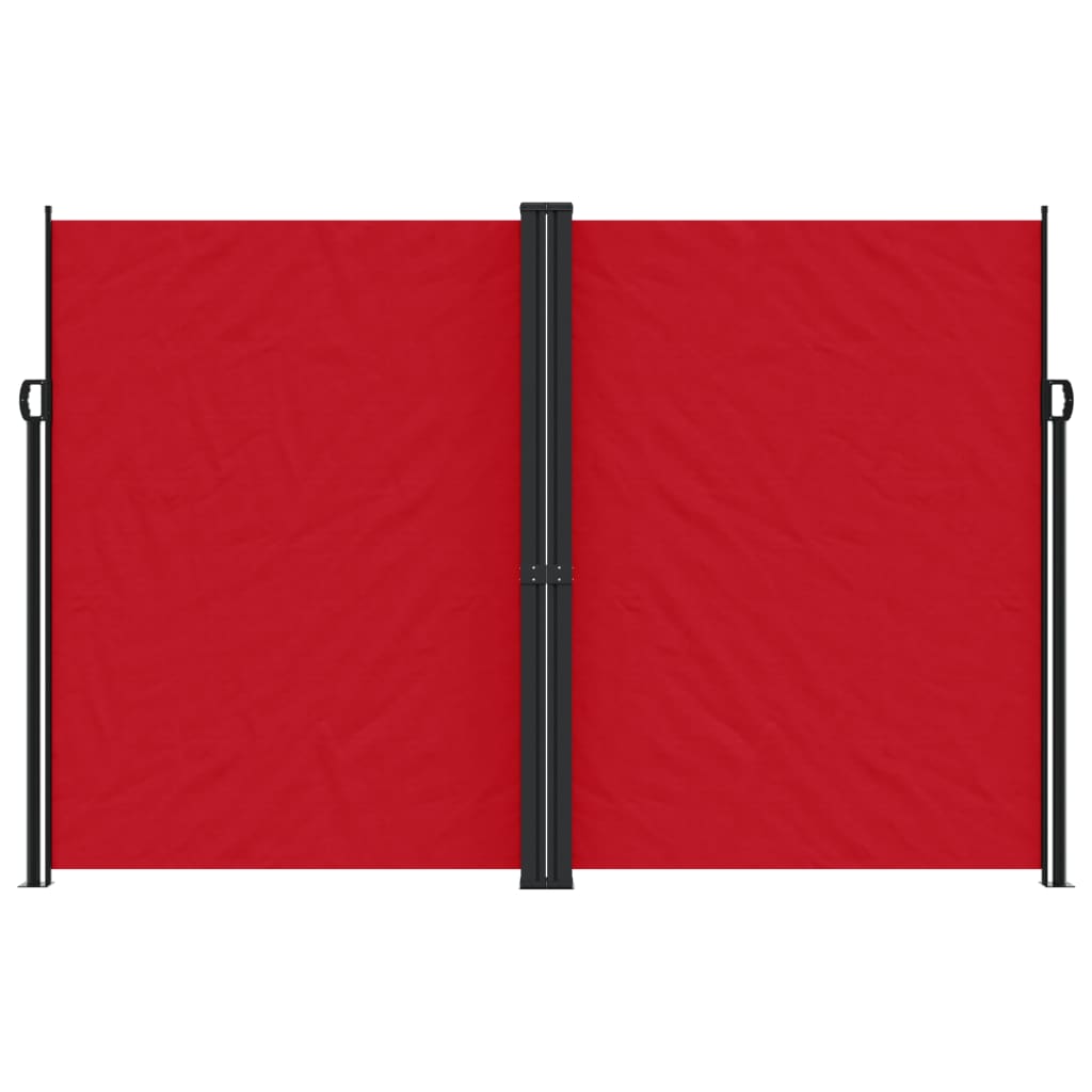 Windscherm uittrekbaar 220x1000 cm rood is nu te koop bij PeponiXL, paradijselijk wonen!