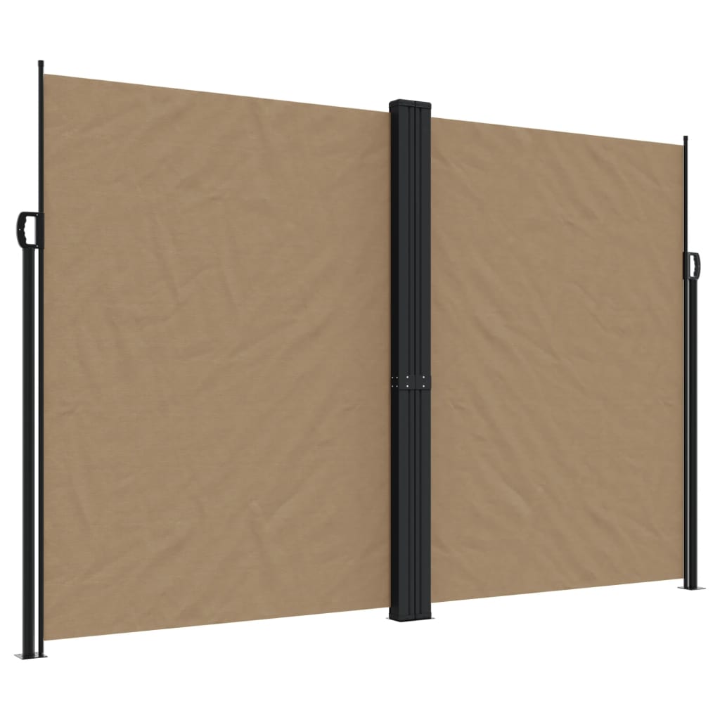 Windscherm uittrekbaar 220x1000 cm taupe is nu te koop bij PeponiXL, paradijselijk wonen!