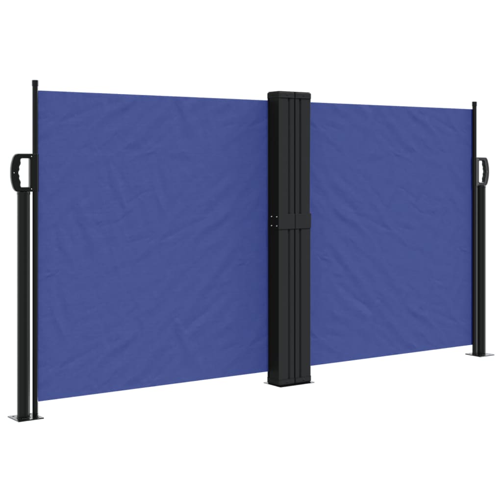 Windscherm uittrekbaar 120x1200 cm blauw is nu te koop bij PeponiXL, paradijselijk wonen!