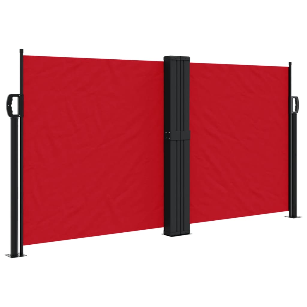 Windscherm uittrekbaar 120x1200 cm rood is nu te koop bij PeponiXL, paradijselijk wonen!