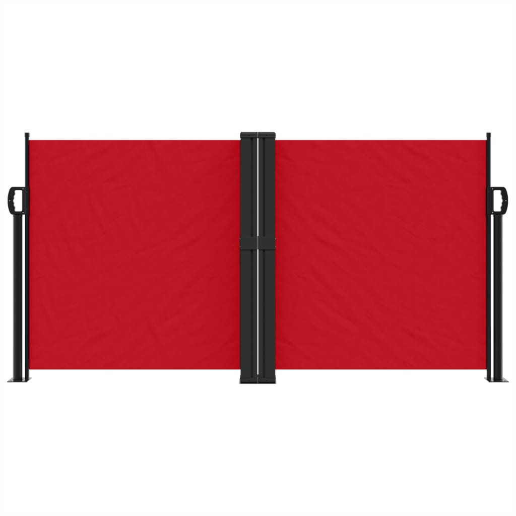 Windscherm uittrekbaar 120x1200 cm rood is nu te koop bij PeponiXL, paradijselijk wonen!