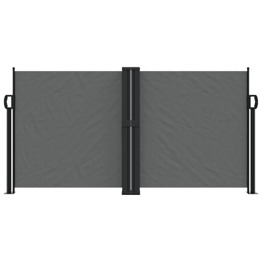 Windscherm uittrekbaar 120x1200 cm antracietkleurig is nu te koop bij PeponiXL, paradijselijk wonen!