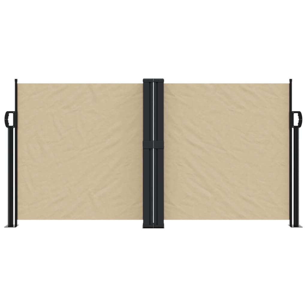 Windscherm uittrekbaar 120x1200 cm beige is nu te koop bij PeponiXL, paradijselijk wonen!