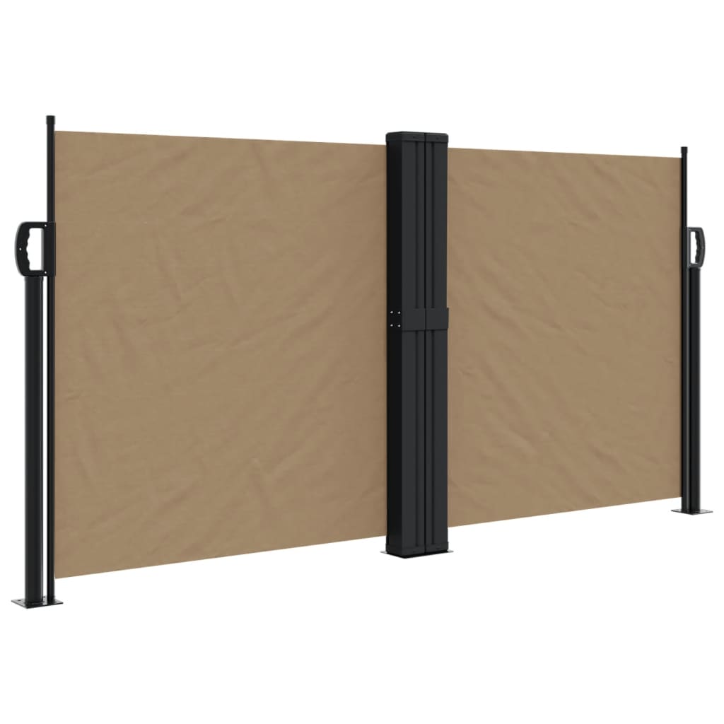 Windscherm uittrekbaar 120x1200 cm taupe is nu te koop bij PeponiXL, paradijselijk wonen!