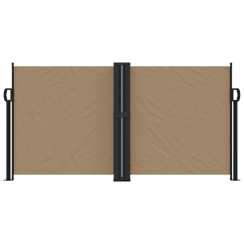 Windscherm uittrekbaar 120x1200 cm taupe is nu te koop bij PeponiXL, paradijselijk wonen!