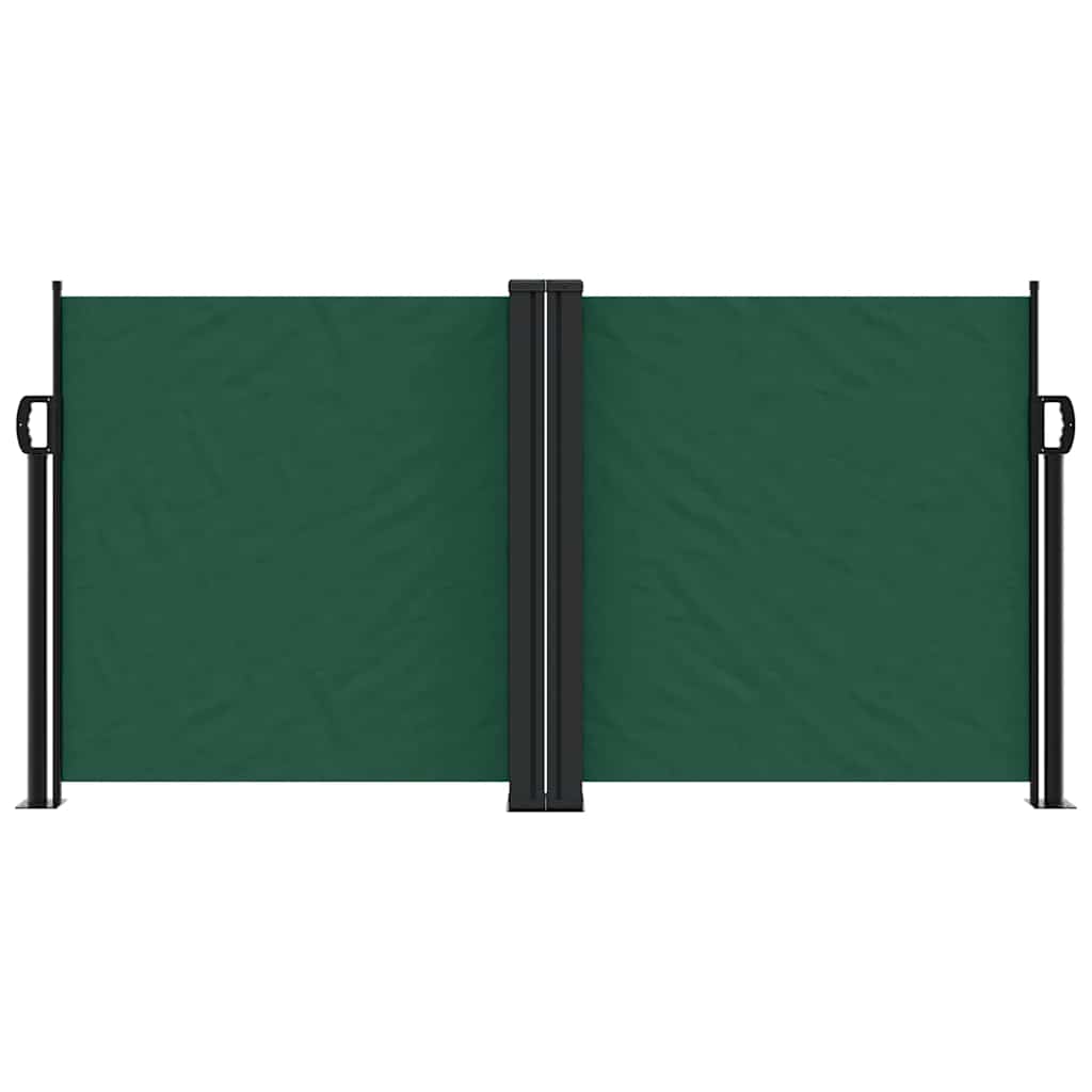 Windscherm uittrekbaar 120x1200 cm donkergroen is nu te koop bij PeponiXL, paradijselijk wonen!