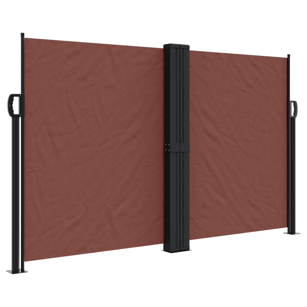 Windscherm uittrekbaar 140x1200 cm bruin is nu te koop bij PeponiXL, paradijselijk wonen!