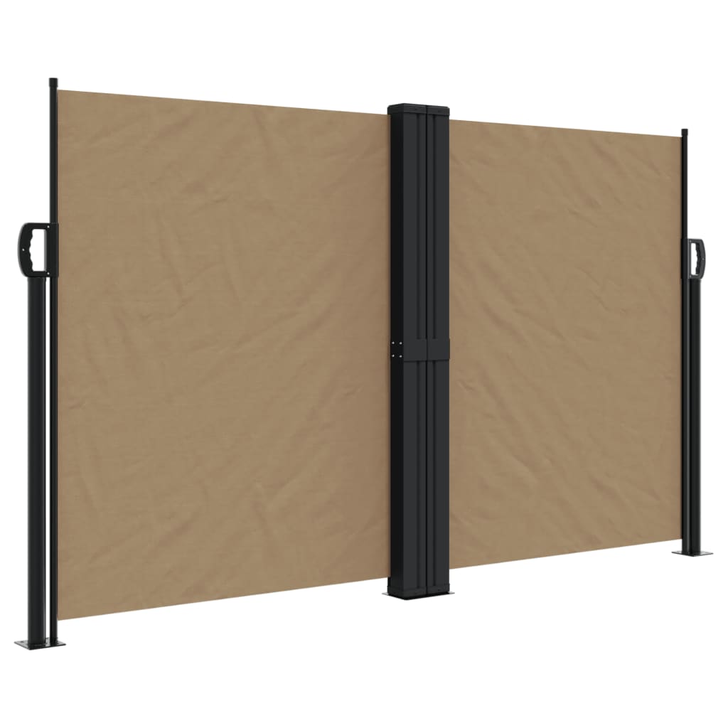 Windscherm uittrekbaar 140x1200 cm taupe is nu te koop bij PeponiXL, paradijselijk wonen!