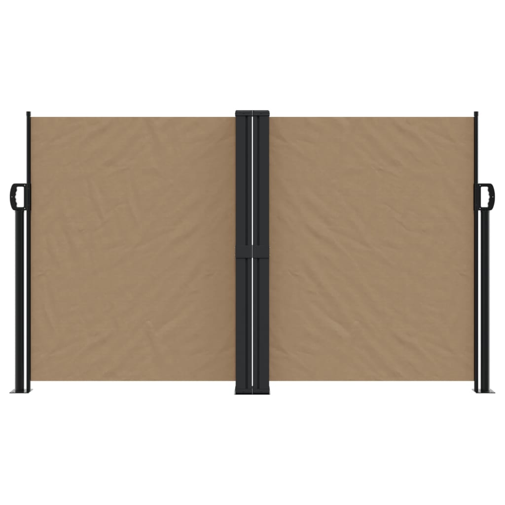 Windscherm uittrekbaar 140x1200 cm taupe is nu te koop bij PeponiXL, paradijselijk wonen!
