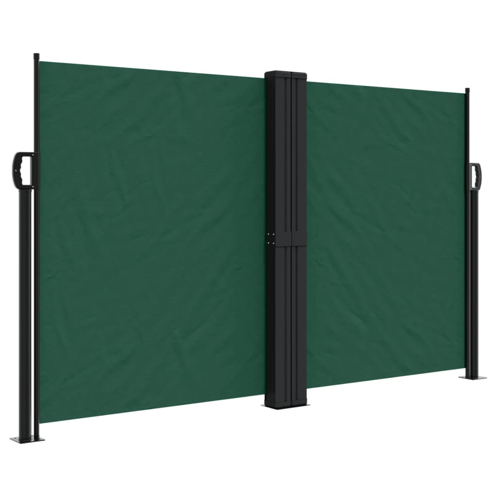 Windscherm uittrekbaar 140x1200 cm donkergroen is nu te koop bij PeponiXL, paradijselijk wonen!