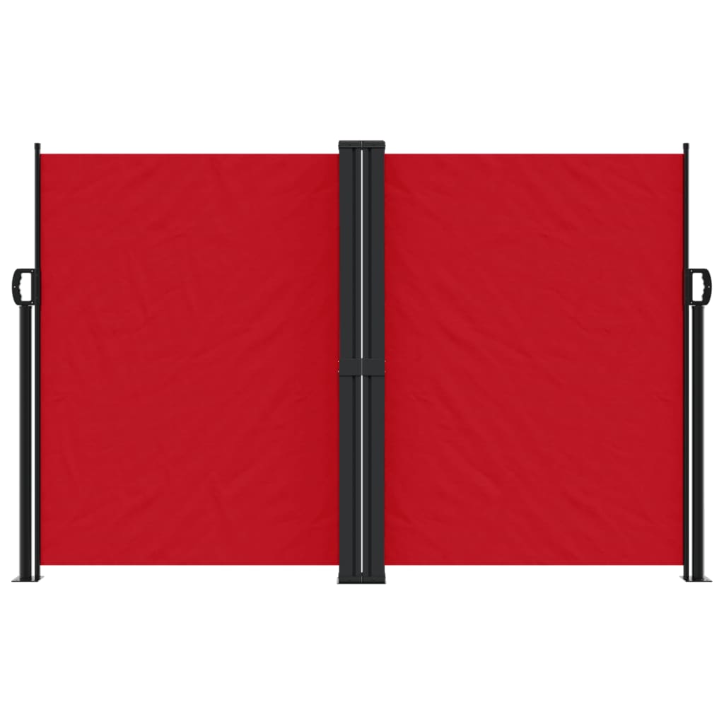 Windscherm uittrekbaar 160x1200 cm rood is nu te koop bij PeponiXL, paradijselijk wonen!