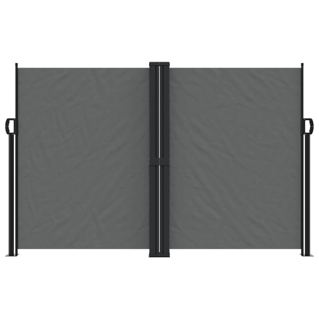 Windscherm uittrekbaar 160x1200 cm antracietkleurig is nu te koop bij PeponiXL, paradijselijk wonen!
