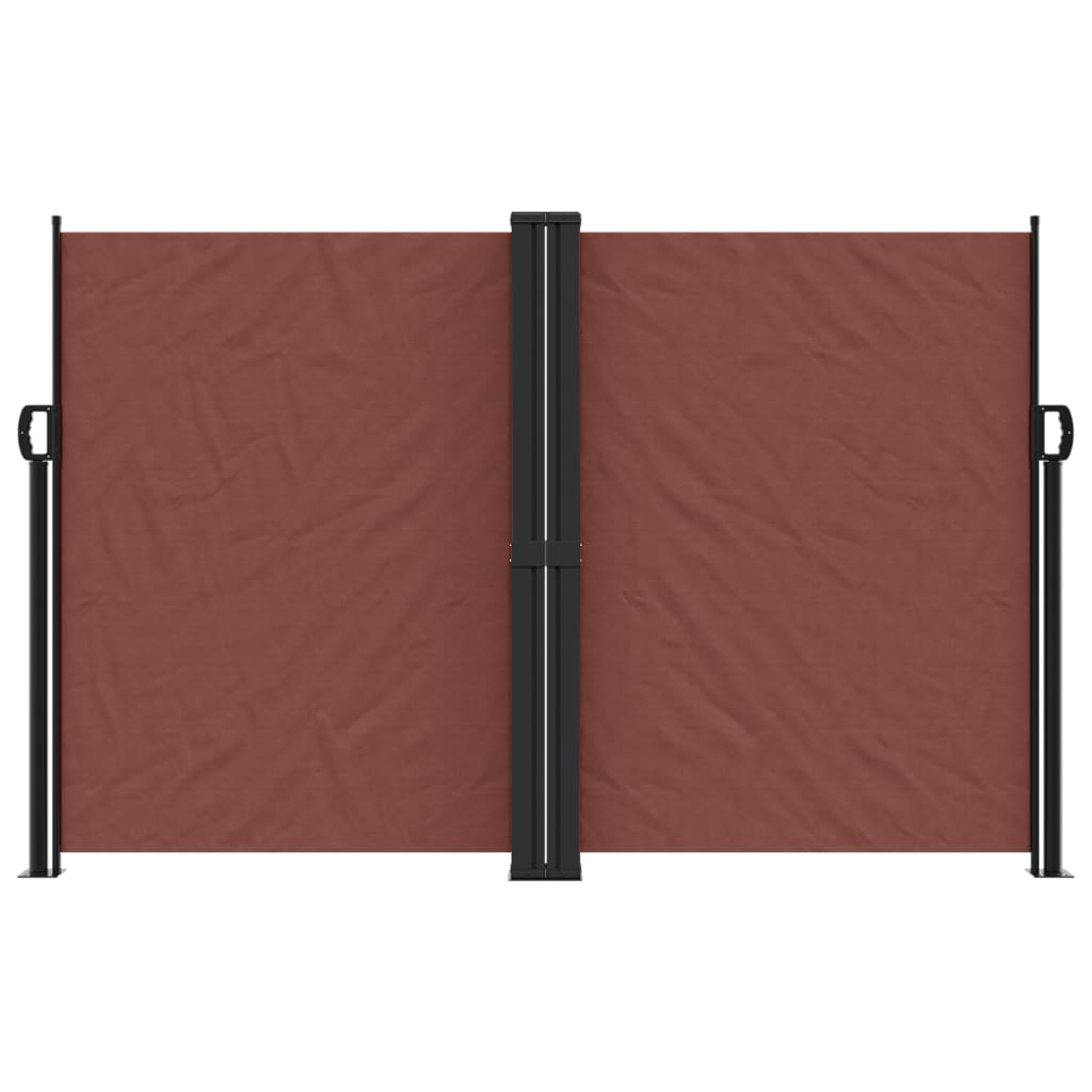 Windscherm uittrekbaar 160x1200 cm bruin is nu te koop bij PeponiXL, paradijselijk wonen!