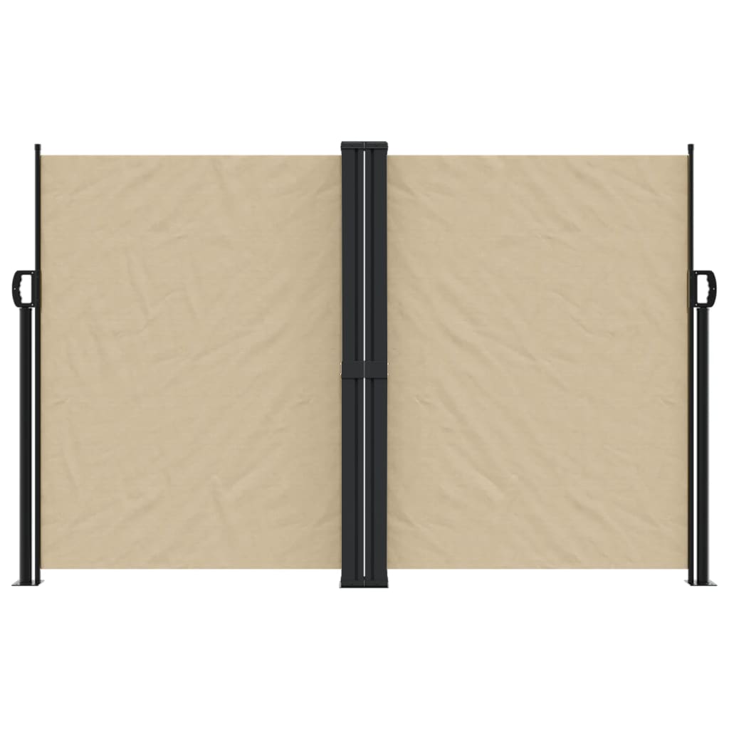 Windscherm uittrekbaar 160x1200 cm beige is nu te koop bij PeponiXL, paradijselijk wonen!
