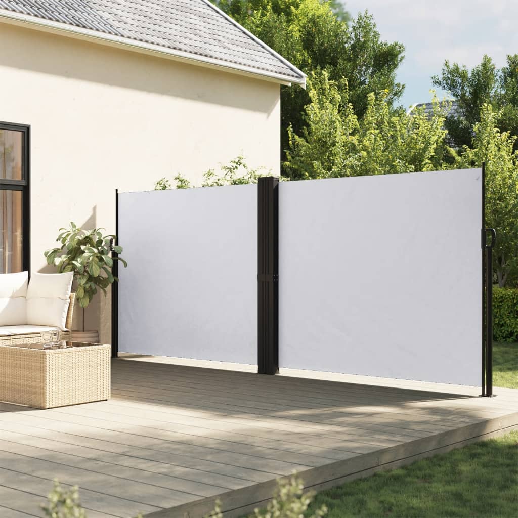 Windscherm uittrekbaar 160x1200 cm wit is nu te koop bij PeponiXL, paradijselijk wonen!