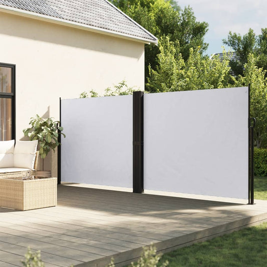 Windscherm uittrekbaar 160x1200 cm wit is nu te koop bij PeponiXL, paradijselijk wonen!