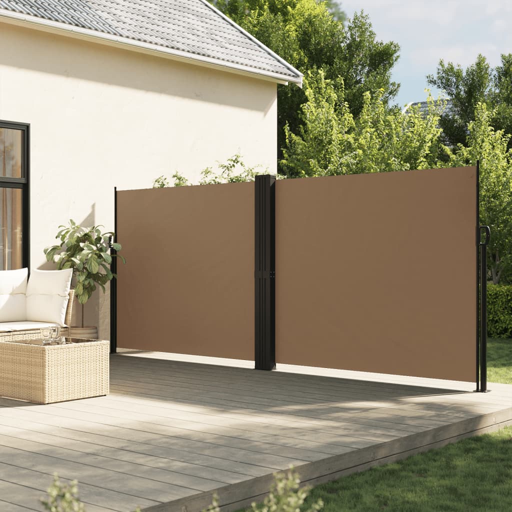 Windscherm uittrekbaar 160x1200 cm taupe is nu te koop bij PeponiXL, paradijselijk wonen!