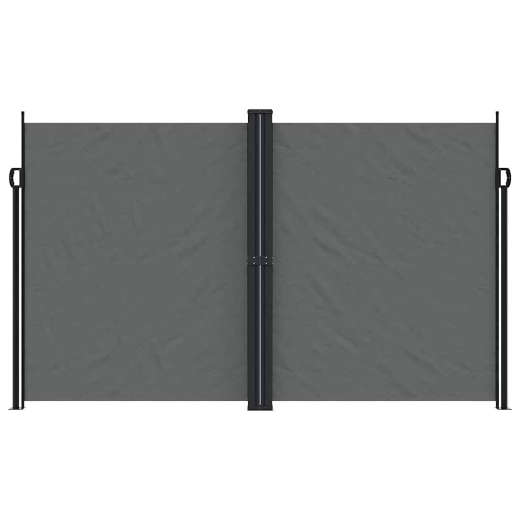 Tuinscherm uittrekbaar 200x1200 cm antracietkleurig is nu te koop bij PeponiXL, paradijselijk wonen!