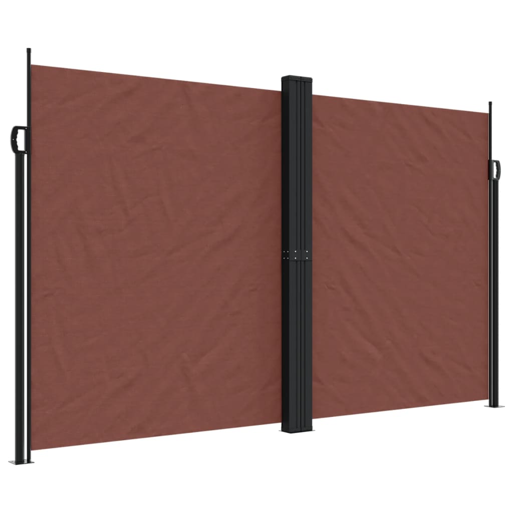 Tuinscherm uittrekbaar 200x1200 cm bruin is nu te koop bij PeponiXL, paradijselijk wonen!