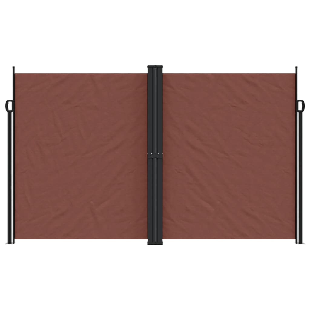 Tuinscherm uittrekbaar 200x1200 cm bruin is nu te koop bij PeponiXL, paradijselijk wonen!