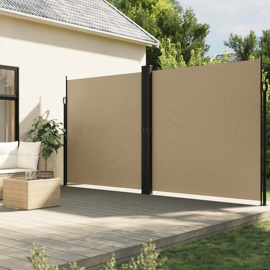 Windscherm uittrekbaar 200x1200 cm beige is nu te koop bij PeponiXL, paradijselijk wonen!